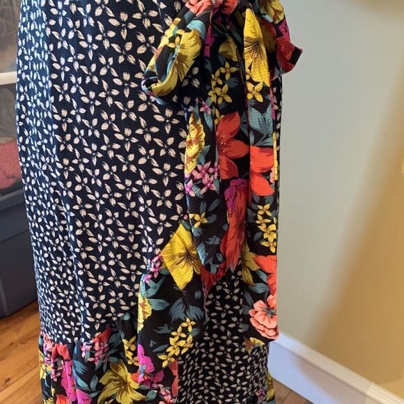 Spense Colourful Wrap Dress sz 10 - Picture 8 of 9